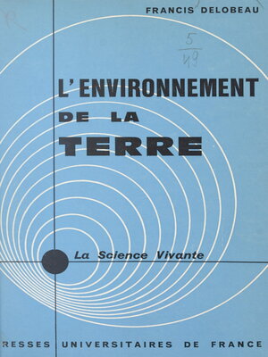 cover image of L'environnement de la Terre